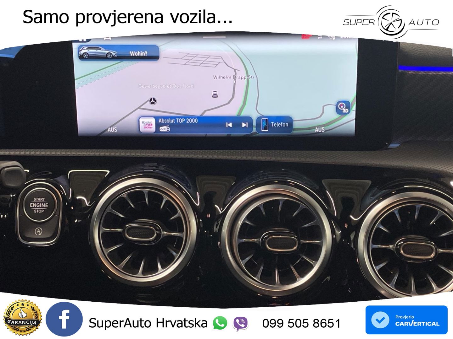 Mercedes-Benz A 200 7G-DCT LED+GR SJED+ACC
