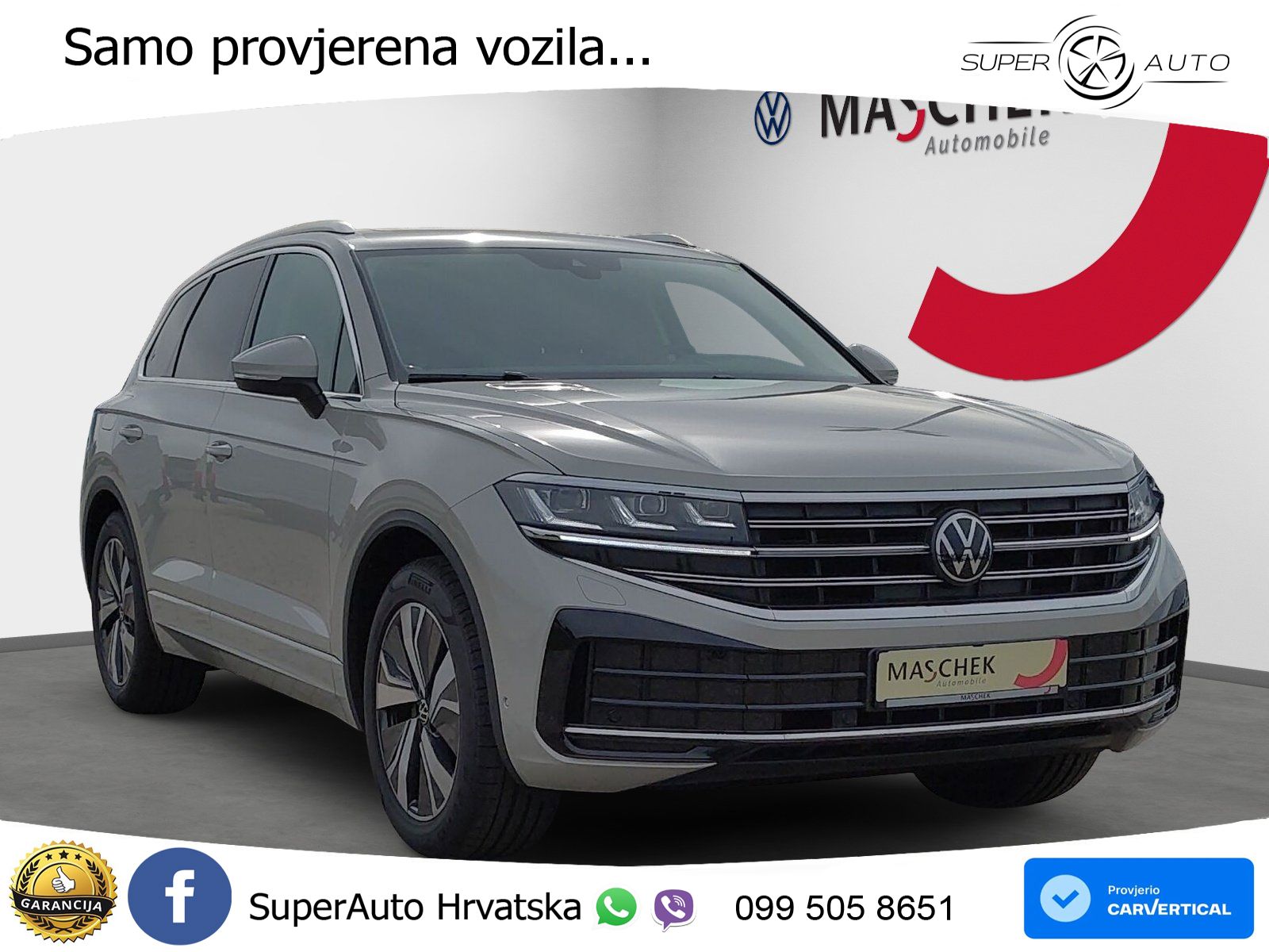 Volkswagen Touareg 3.0 V6 TDI (231 KS) 4MOTION Tiptronic ZRAČNI+ACC+GR SJED+KAM+PANO