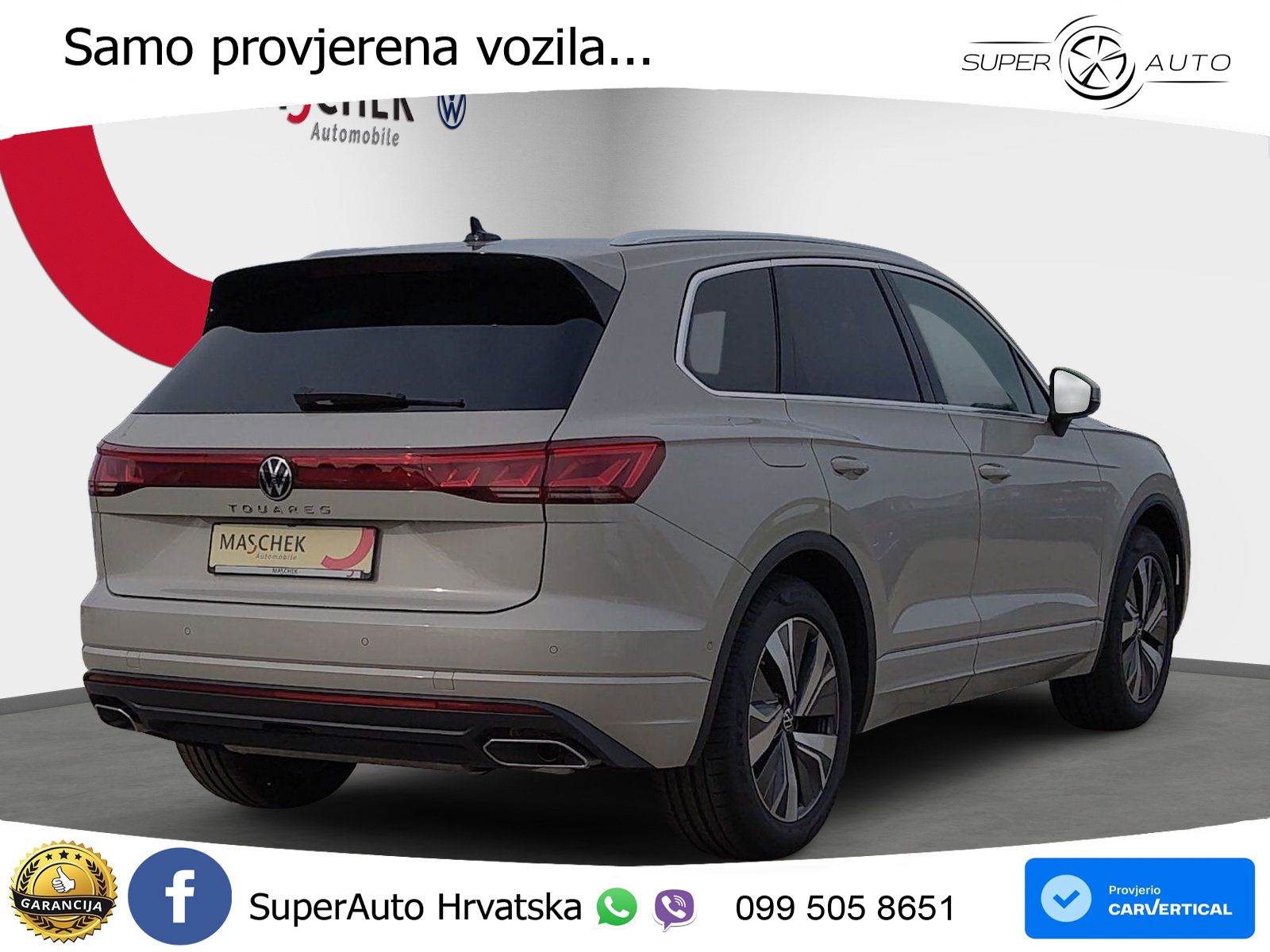 Volkswagen Touareg 3.0 V6 TDI (231 KS) 4MOTION Tiptronic ZRAČNI+ACC+GR SJED+KAM+PANO