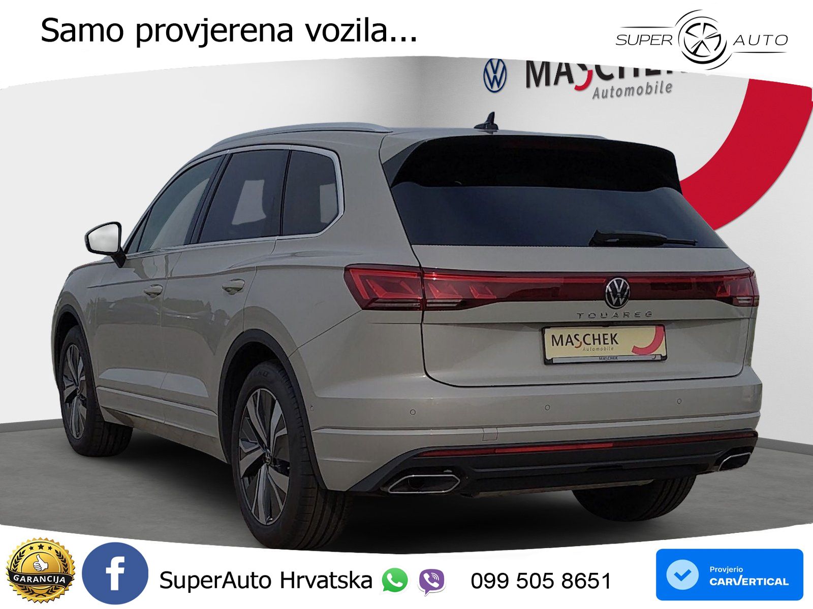 Volkswagen Touareg 3.0 V6 TDI (231 KS) 4MOTION Tiptronic ZRAČNI+ACC+GR SJED+KAM+PANO