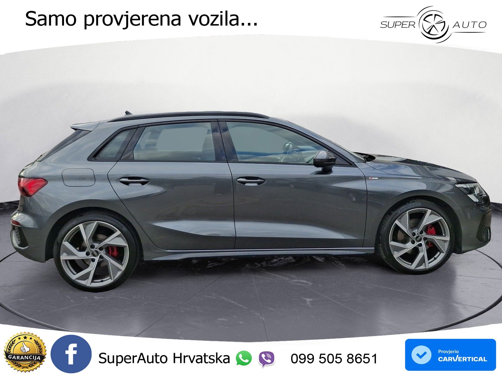 Audi A3 40 TFSI (190 KS) quattro S tronic S line LED+GR SJED+ACC