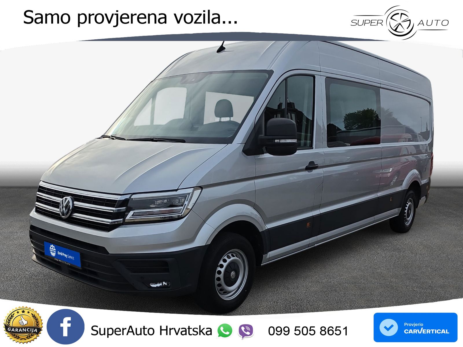 Volkswagen Crafter 35 Kastenwagen Plus HD LR 2.0 TDI DSG RF 177 KS