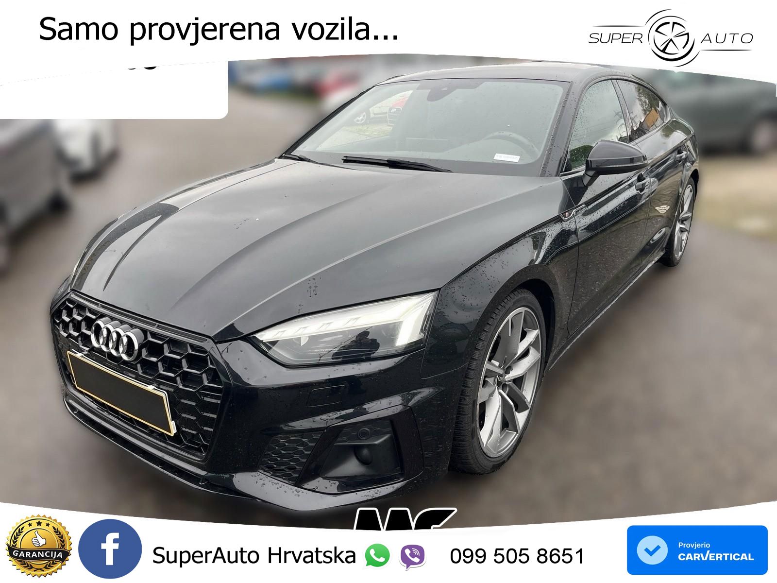 Audi A5 Sportback  40 TFSI (204 KS) S tronic S line MATRIX+GR SJED+KAM
