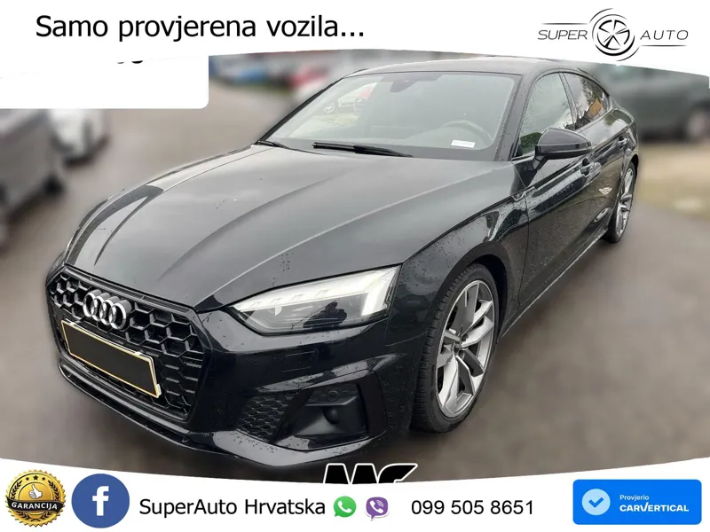 Audi A5 Sportback 40 TFSI (204 KS) S tronic S line MATRIX+GR SJED+KAM