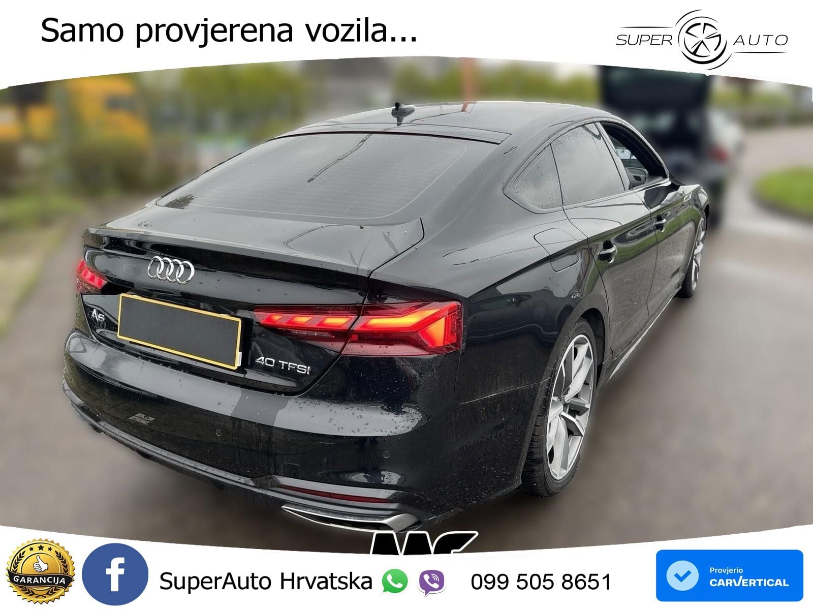 Audi A5 Sportback  40 TFSI (204 KS) S tronic S line MATRIX+GR SJED+KAM