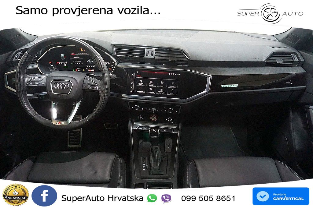 Audi Q3 40 TFSI (190 KS) quattro S tronic MATRIX+GR SJED+KAM