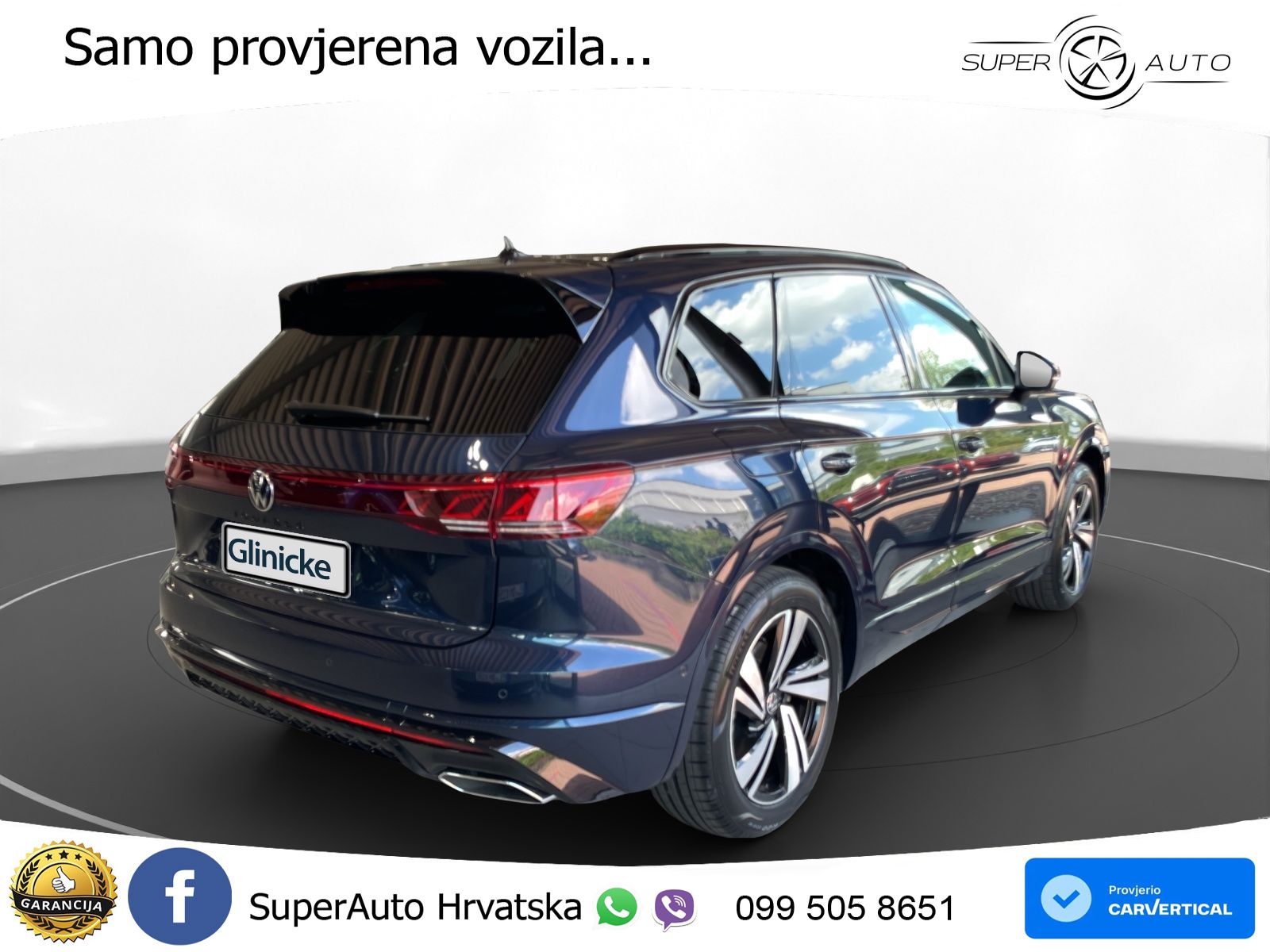 Volkswagen Touareg 3.0 V6 TDI (286 KS) 4MOTION Tiptronic ZRAČNI+ACC+GR SJED+KAM+PANO