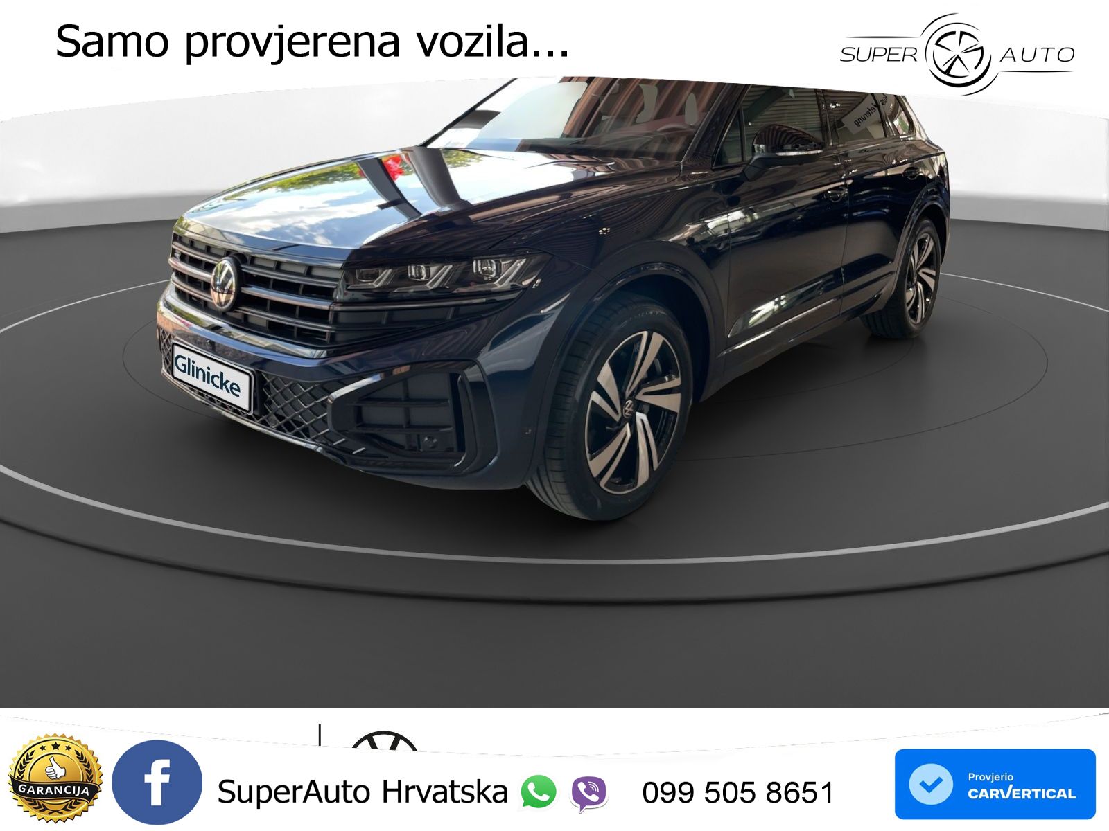 Volkswagen Touareg 3.0 V6 TDI (286 KS) 4MOTION Tiptronic ZRAČNI+ACC+GR SJED+KAM+PANO