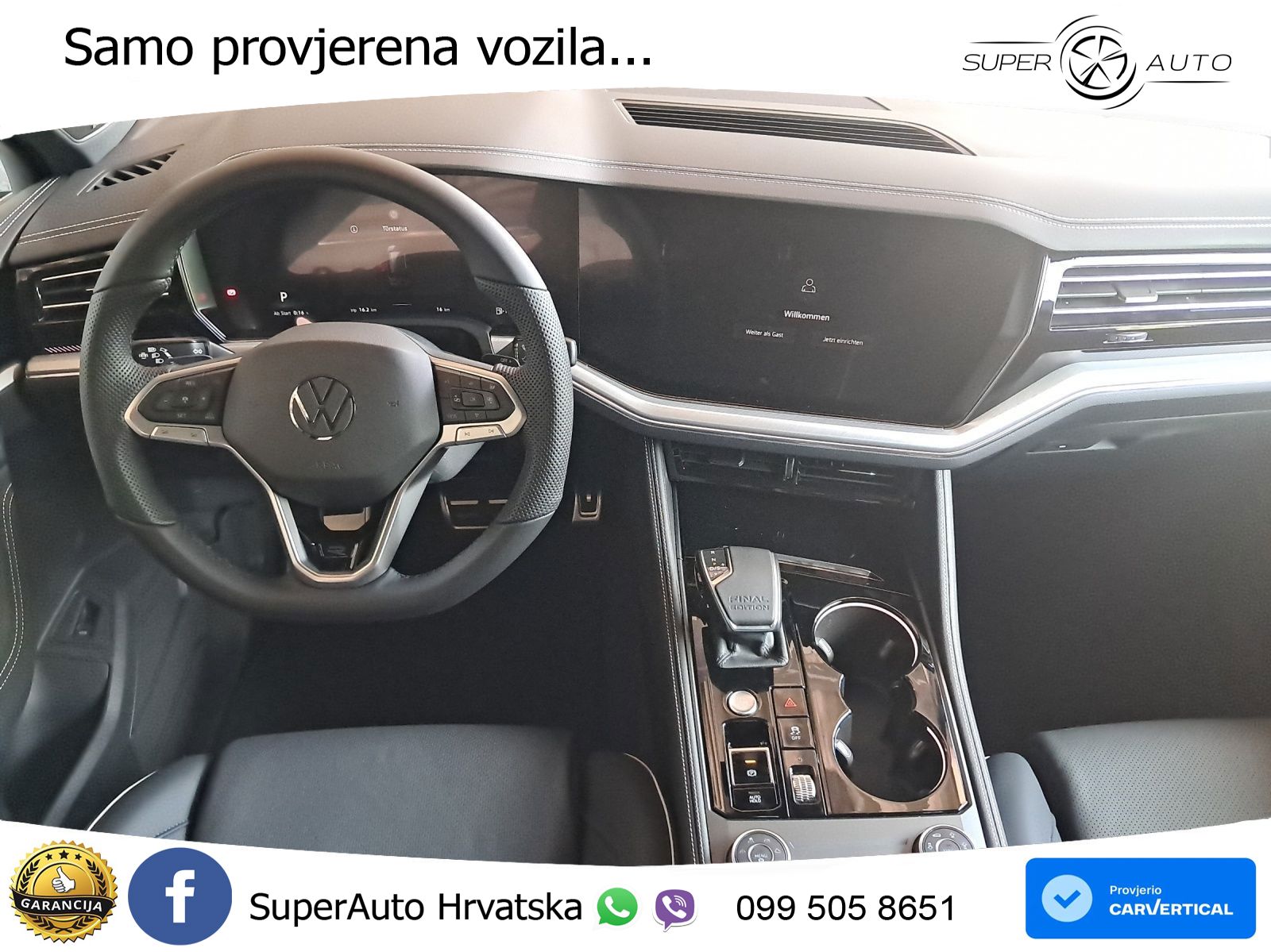Volkswagen Touareg 3.0 V6 TDI (286 KS) 4MOTION Tiptronic ZRAČNI+ACC+GR SJED+KAM+PANO