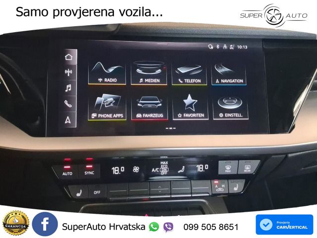 Audi A3 Limuzina 35 TFSI (150 KS) S tronic advanced LED+GR SJED+ACC