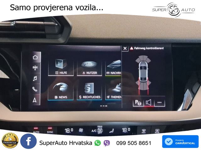 Audi A3 Limuzina 35 TFSI (150 KS) S tronic advanced LED+GR SJED+ACC