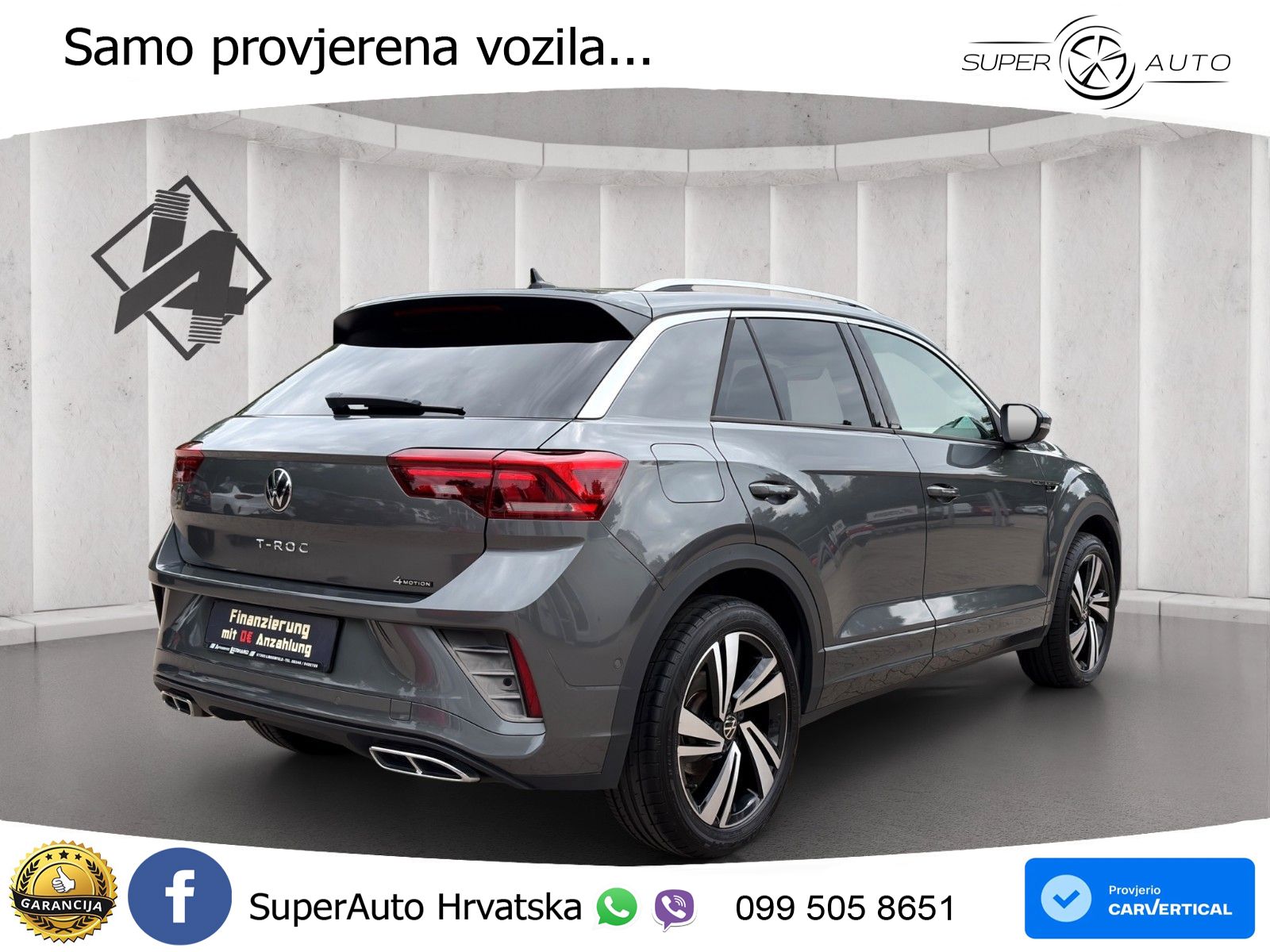 Volkswagen T-Roc I 2.0 TSI (190 KS) 4M DSG LED+GR SJED+ACC