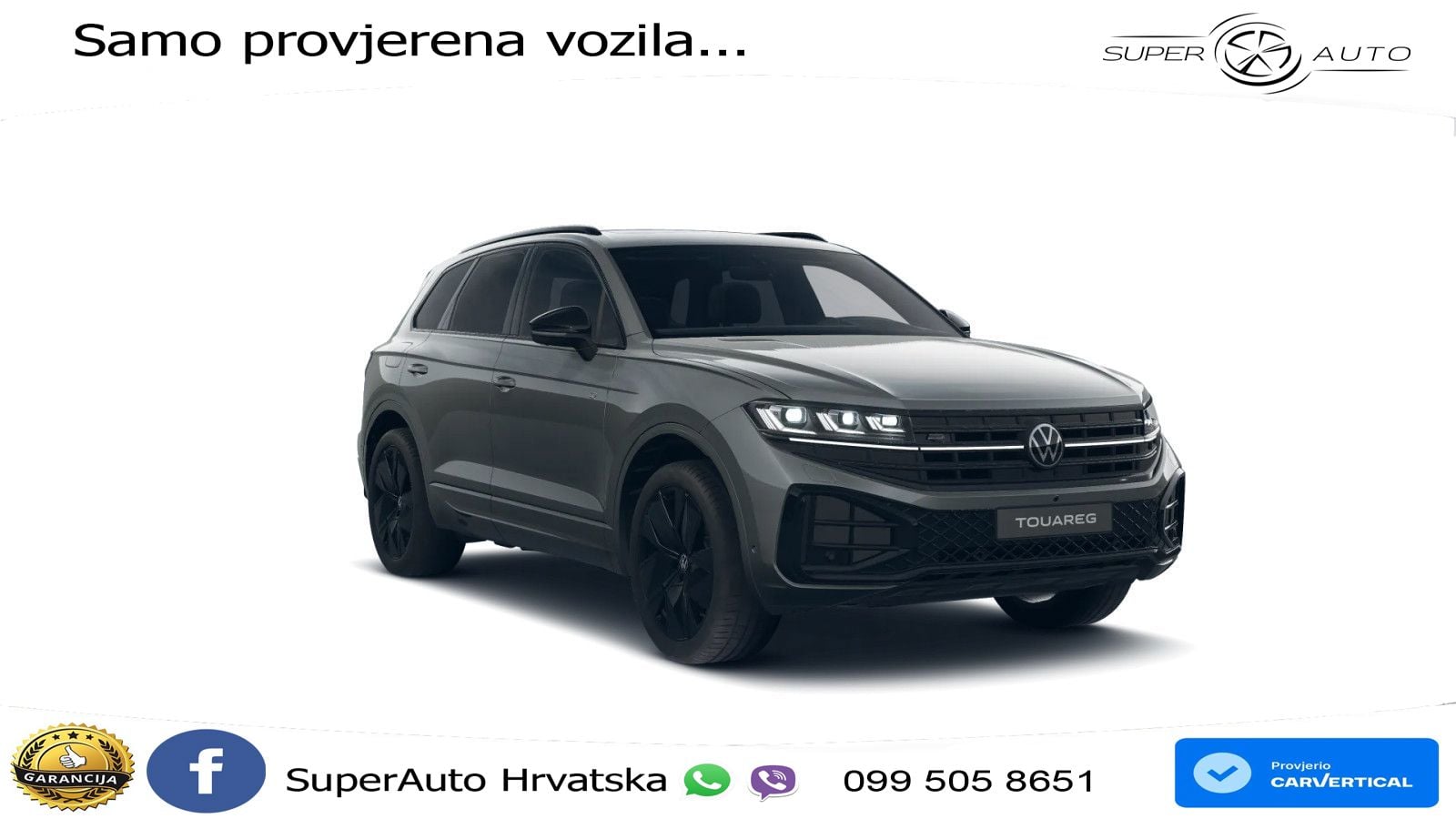 Volkswagen Touareg 3.0 V6 TDI (286 KS) 4MOTION Tiptronic ZRAČNI+ACC+GR SJED+KAM+PANO