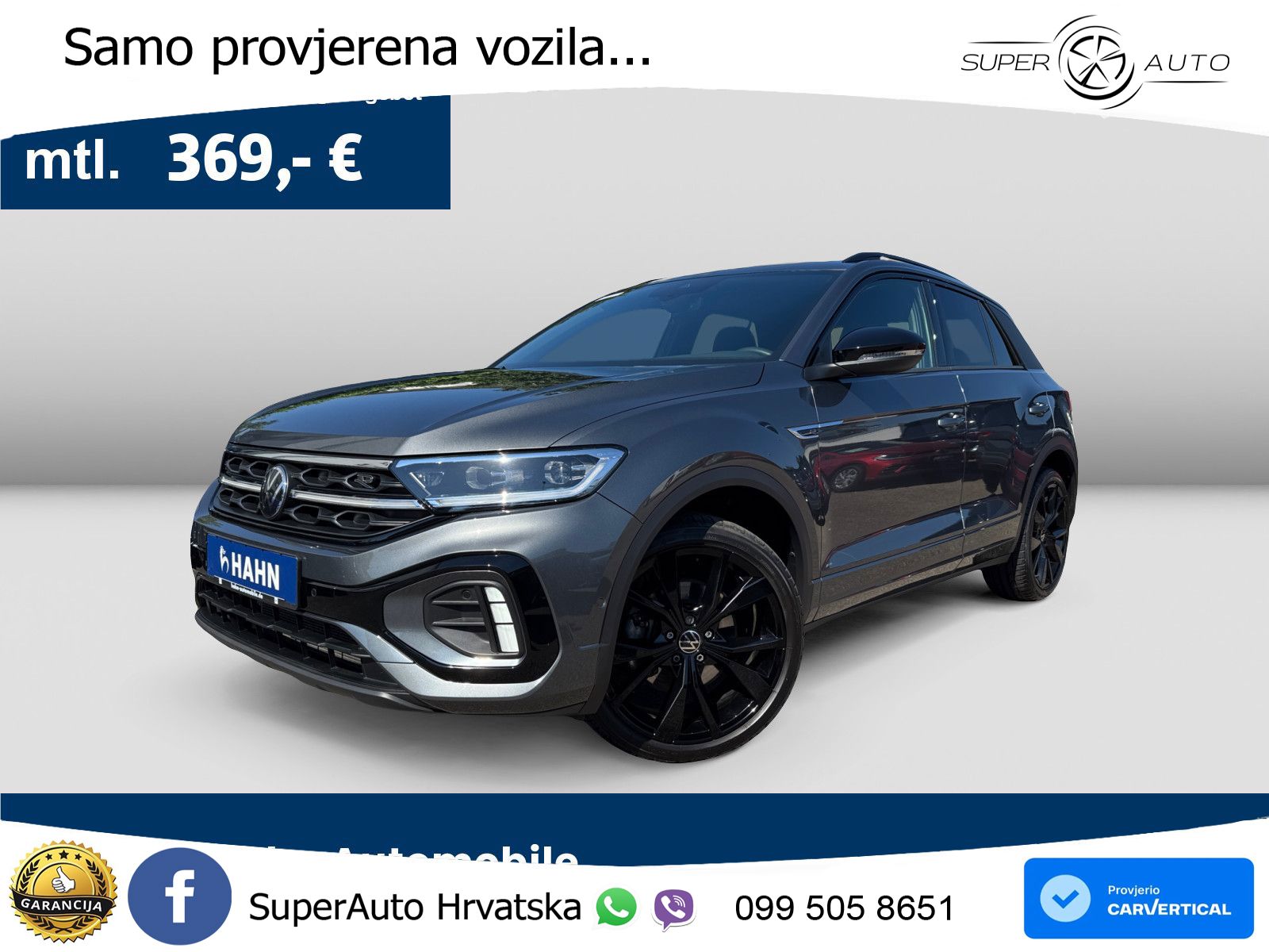 Volkswagen T-Roc 1.5 TSI (150 KS) DSG LED+GR SJED+ACC