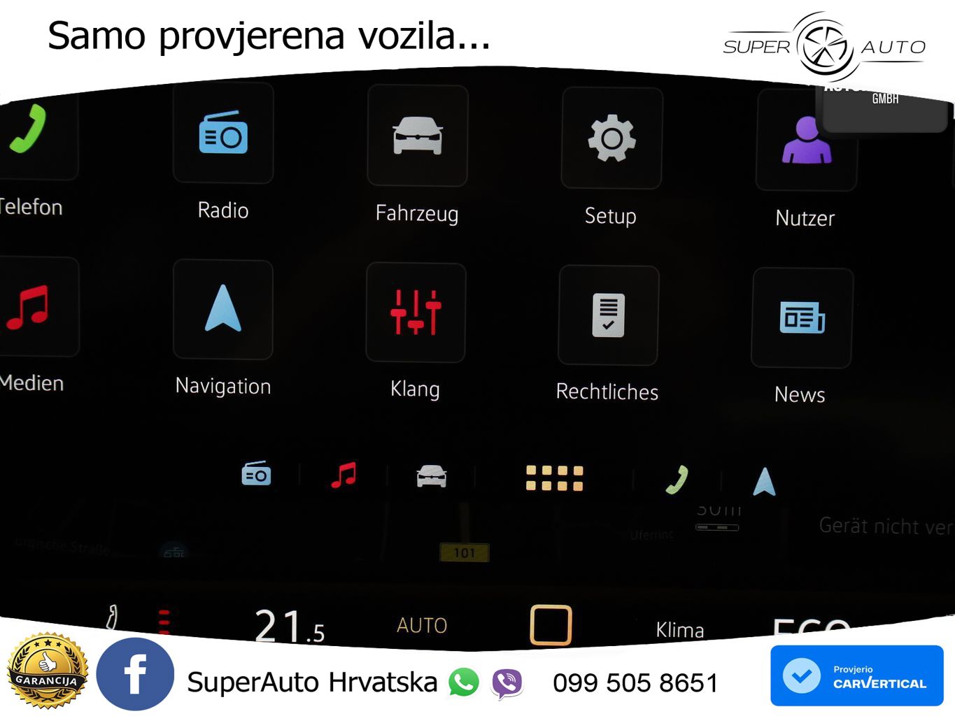 Volkswagen Touareg 3.0 V6 TDI (231 KS) 4MOTION Tiptronic R-Line ZRAČNI+ACC+4xGR SJED+KAM