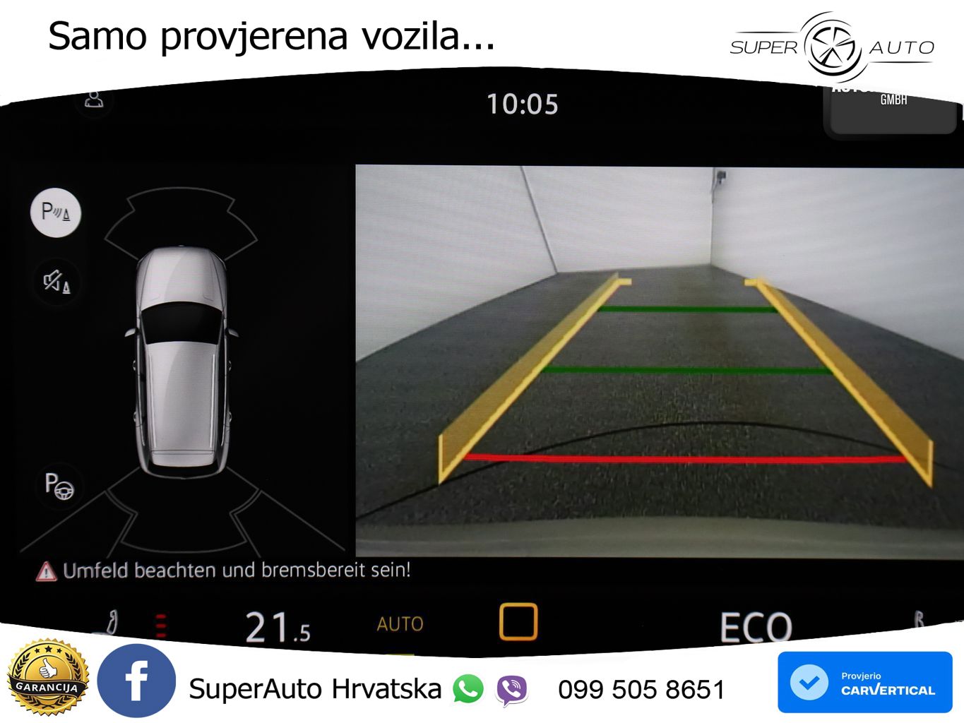 Volkswagen Touareg 3.0 V6 TDI (231 KS) 4MOTION Tiptronic R-Line ZRAČNI+ACC+4xGR SJED+KAM
