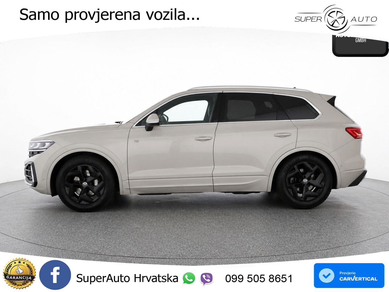 Volkswagen Touareg 3.0 V6 TDI (231 KS) 4MOTION Tiptronic R-Line ZRAČNI+ACC+4xGR SJED+KAM
