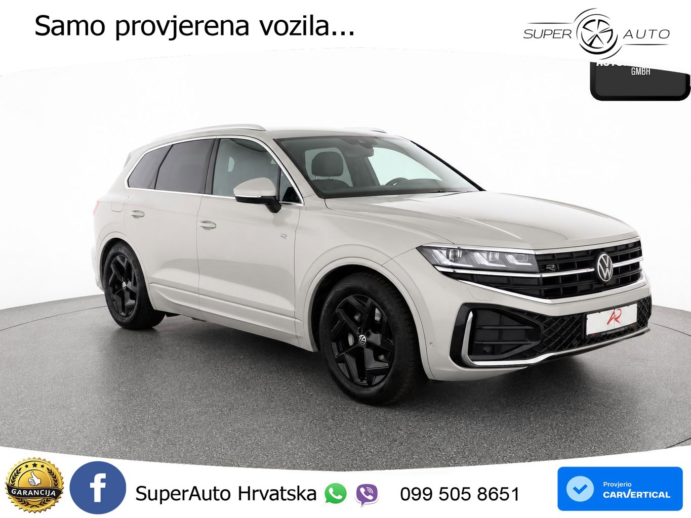 Volkswagen Touareg 3.0 V6 TDI (231 KS) 4MOTION Tiptronic R-Line ZRAČNI+ACC+4xGR SJED+KAM