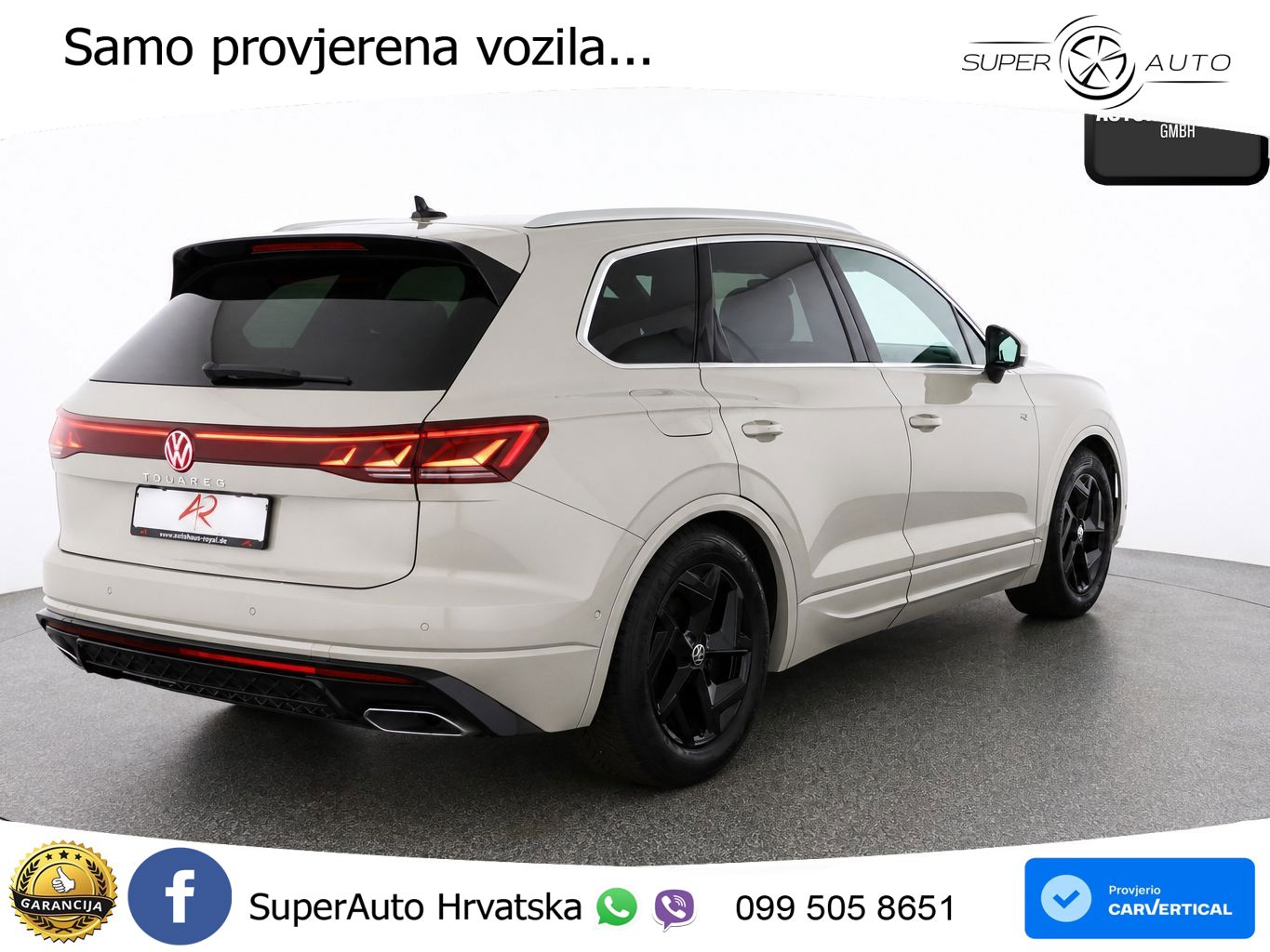 Volkswagen Touareg 3.0 V6 TDI (231 KS) 4MOTION Tiptronic R-Line ZRAČNI+ACC+4xGR SJED+KAM