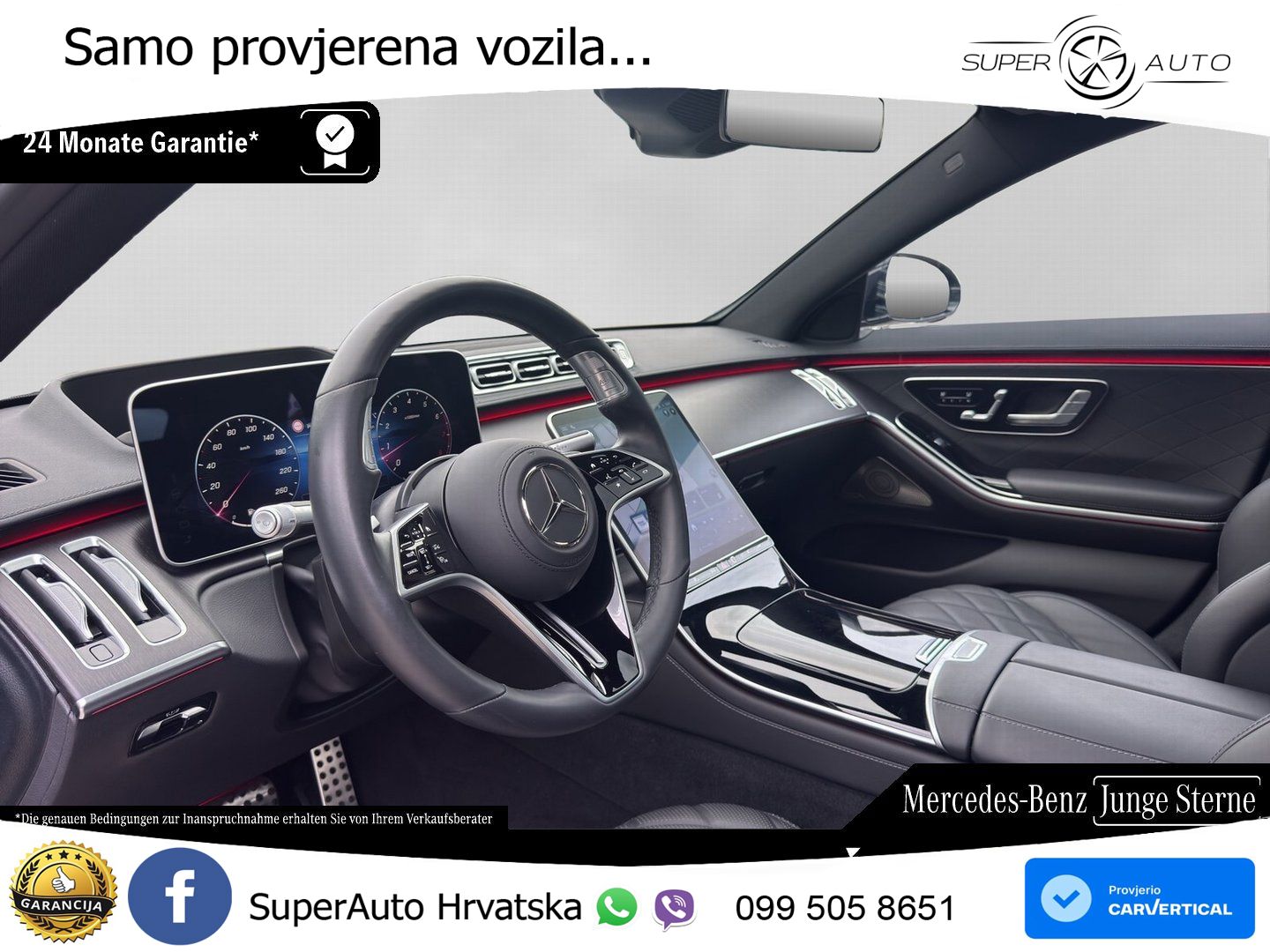 Mercedes S 500 (449 KS) EQ Boost 4MATIC 9G-TRONIC AMG ACC+HEAD+4xGR SJED+360+PANO