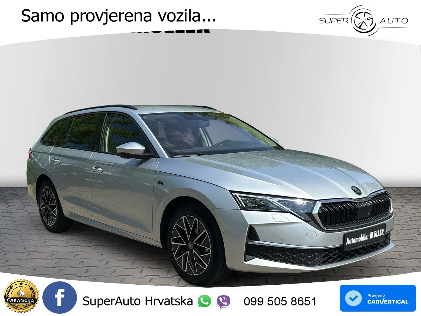 Škoda Octavia Combi 2.0 TDI (150 KS) DSG MATRIX+GR SJED+KAM