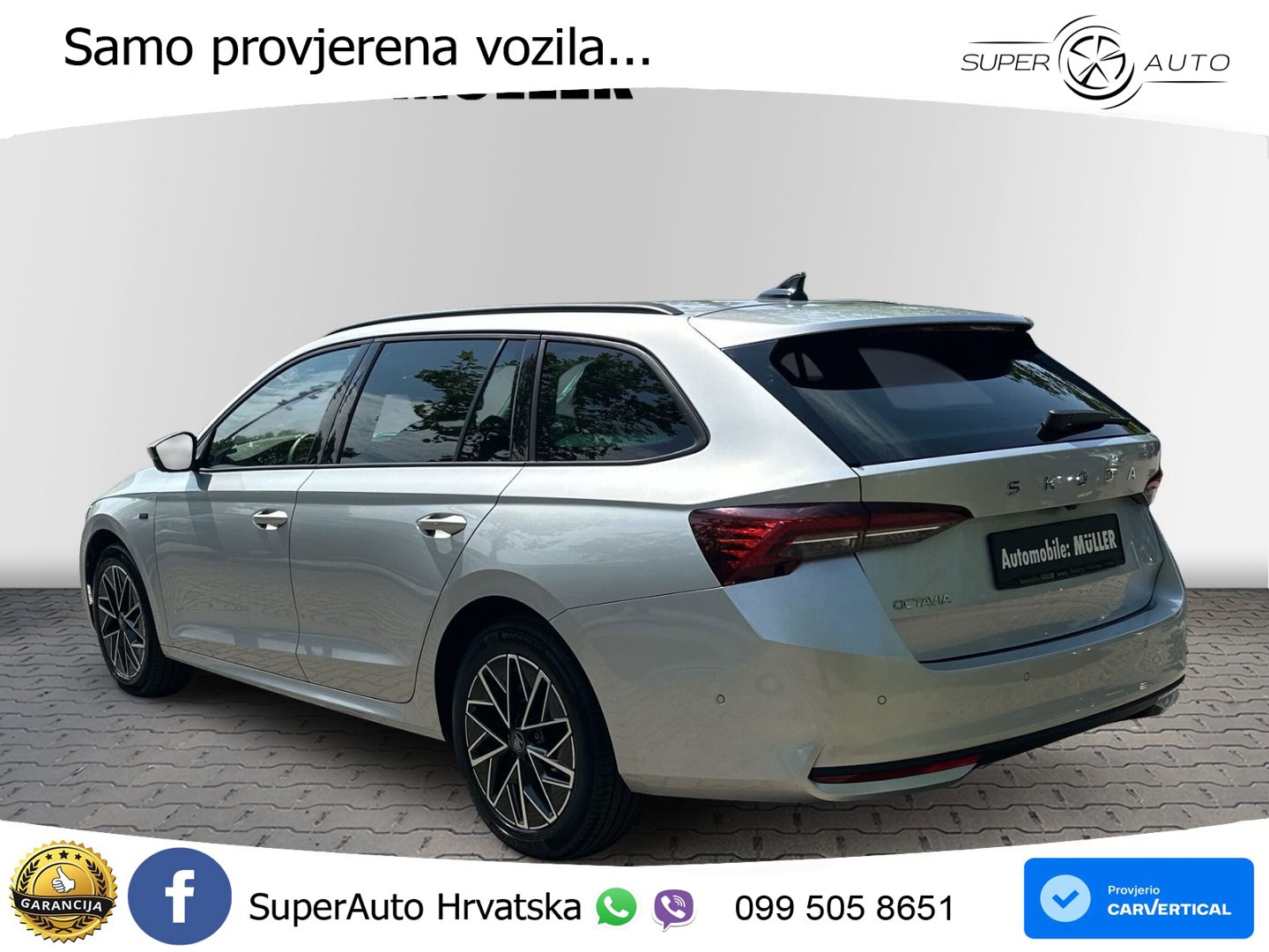 Škoda Octavia Combi 2.0 TDI (150 KS) DSG MATRIX+GR SJED+KAM