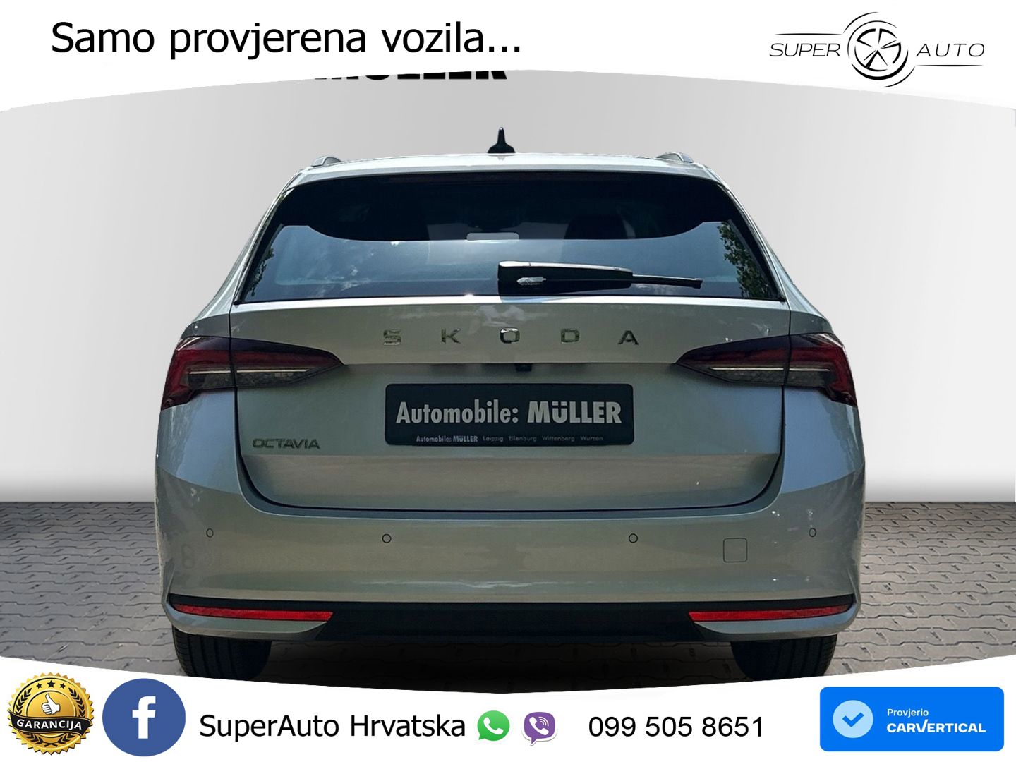 Škoda Octavia Combi 2.0 TDI (150 KS) DSG MATRIX+GR SJED+KAM