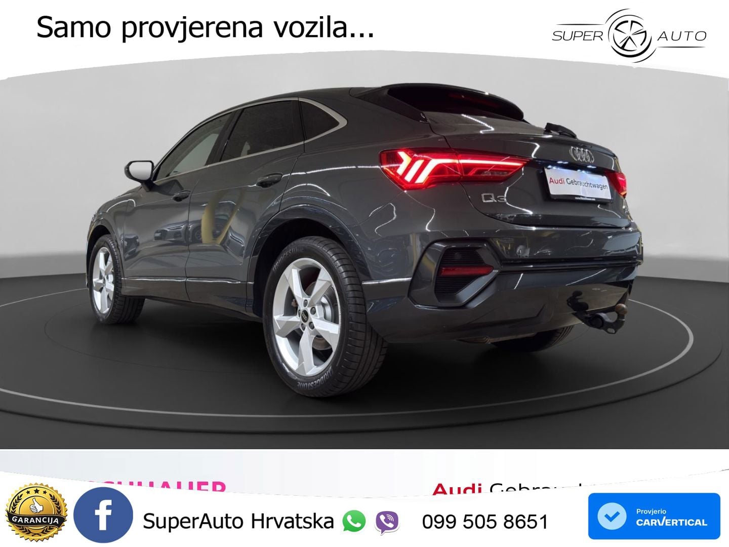 Audi Q3 Sportback 40 TDI (200 KS) quattro S tronic LED+ACC