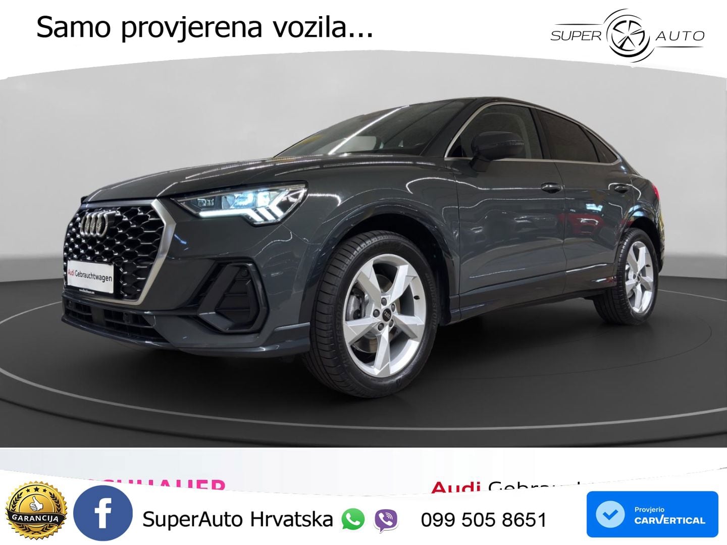 Audi Q3 Sportback 40 TDI (200 KS) quattro S tronic LED+ACC