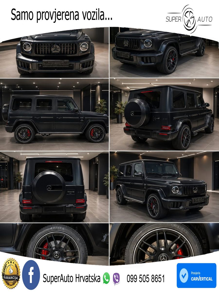 Mercedes AMG G 63 Long V8 (585 KS) 4MATIC 9G-TRONIC AMG SPEEDSHIFT TCT LED+GR SJED+ACC