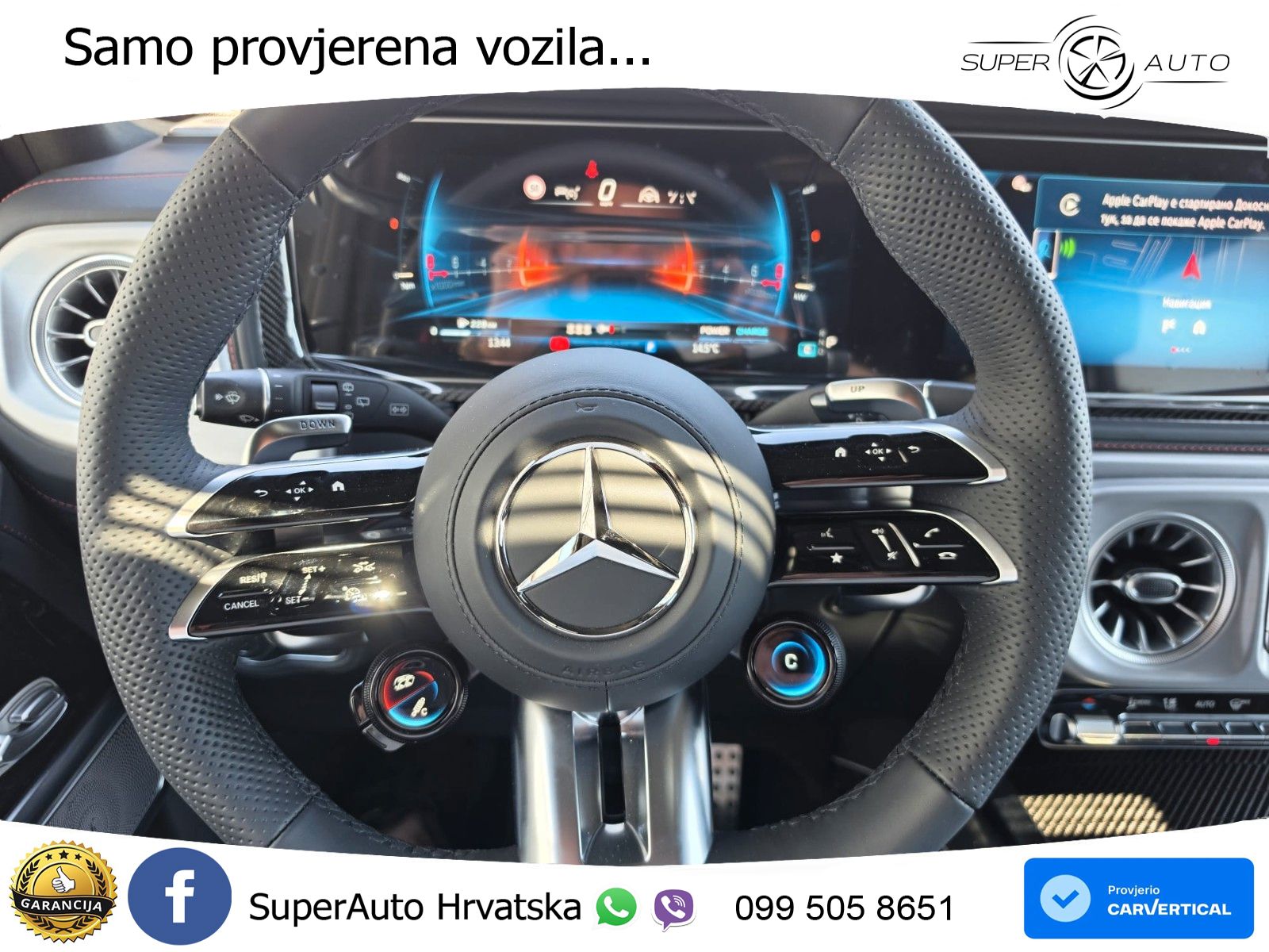 Mercedes AMG G 63 Long V8 (585 KS) 4MATIC 9G-TRONIC AMG SPEEDSHIFT TCT LED+GR SJED+ACC