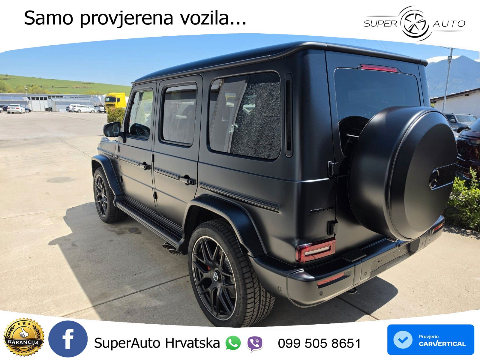 Mercedes AMG G 63 Long V8 (585 KS) 4MATIC 9G-TRONIC AMG SPEEDSHIFT TCT LED+GR SJED+ACC