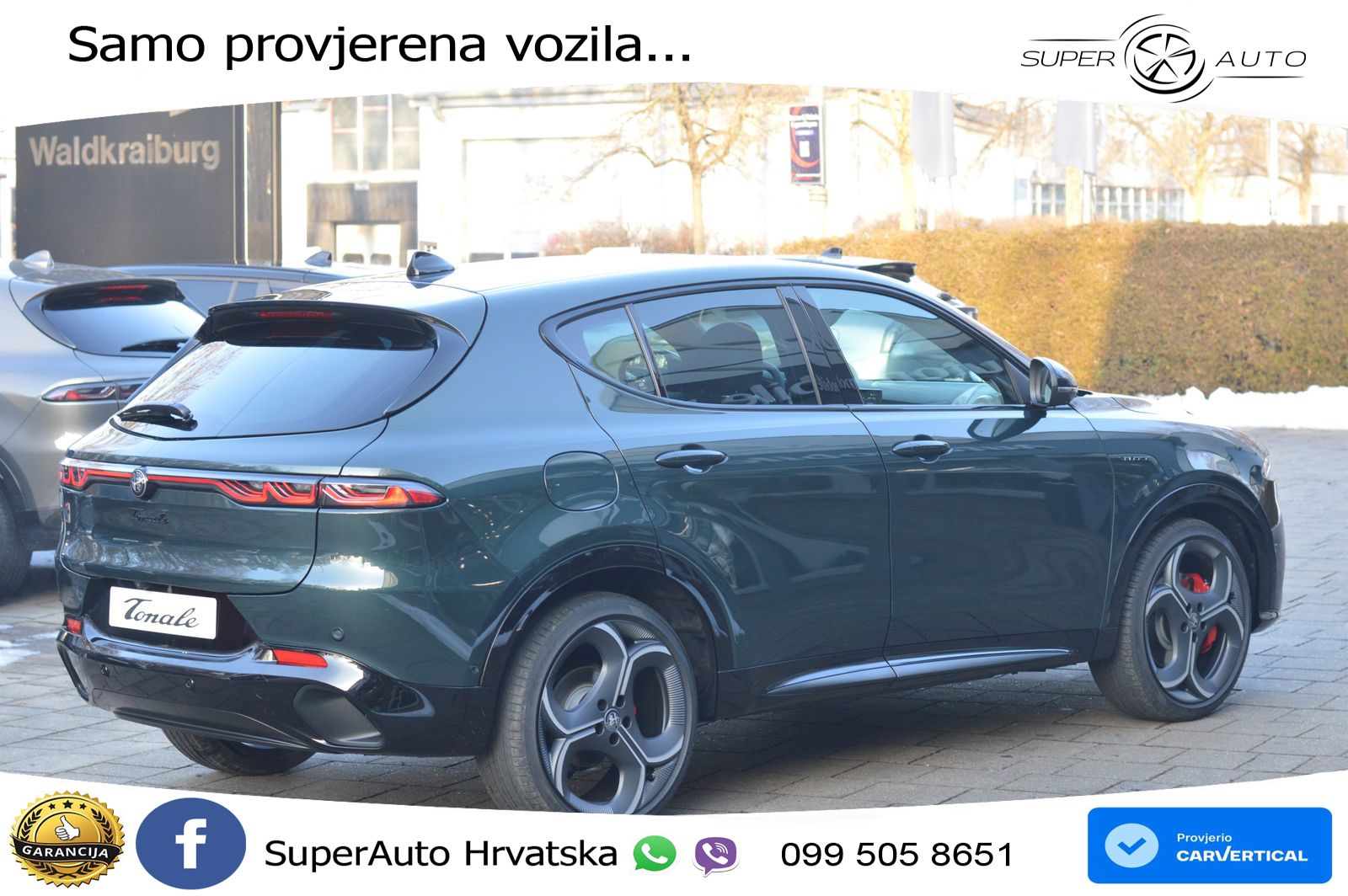 Alfa Romeo Tonale 1.5 VGT (174 KS) Hybrid TCT LED+GR SJED+ACC