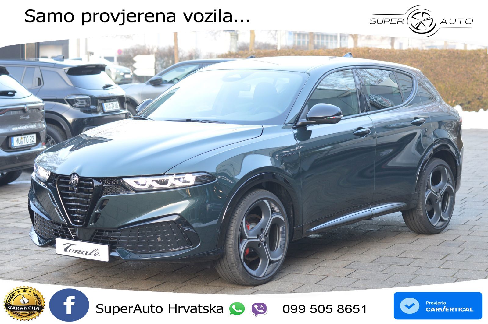 Alfa Romeo Tonale 1.5 VGT (174 KS) Hybrid TCT LED+GR SJED+ACC