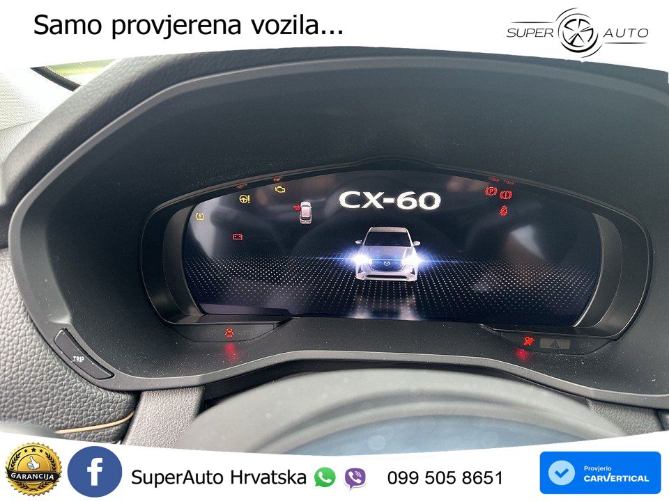 Mazda CX-60 2.5 e-Skyactiv (328 KS) AWD Automatic LED+GR SJED+ACC
