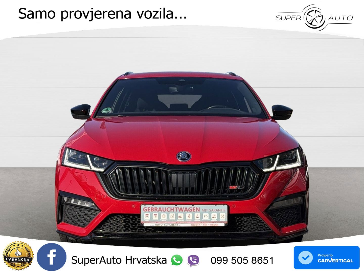 Škoda Octavia Combi RS 2.0 TSI (245 KS) DSG LED+GR SJED+ACC