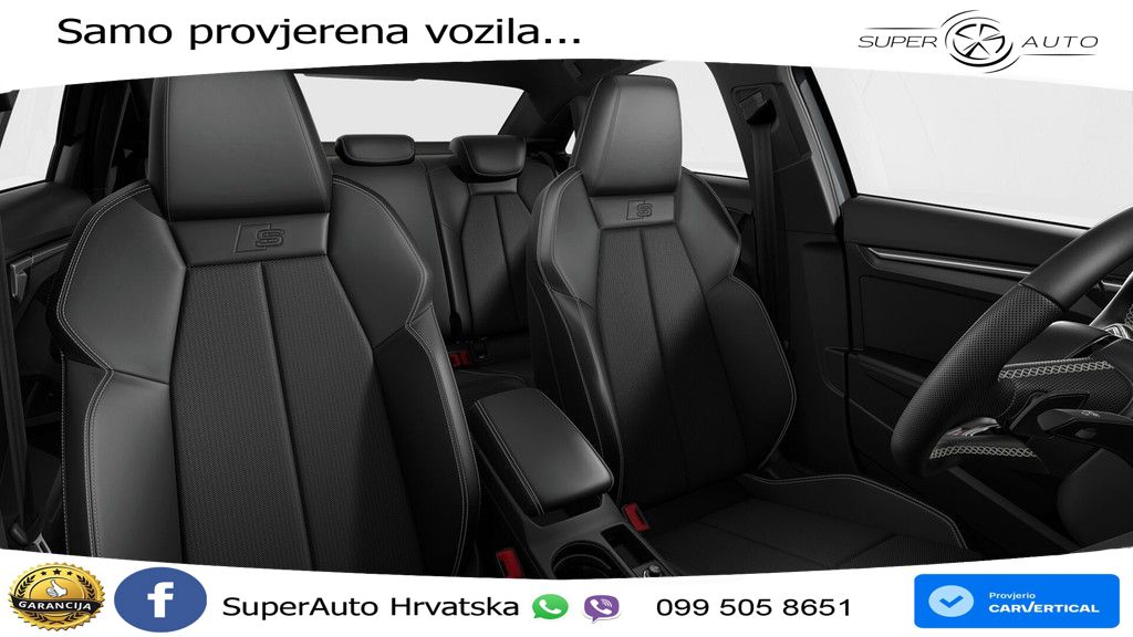 Audi S3 Limuzina 2.0 TFSI (310 KS) quattro S tronic LED+GR SJED+ACC