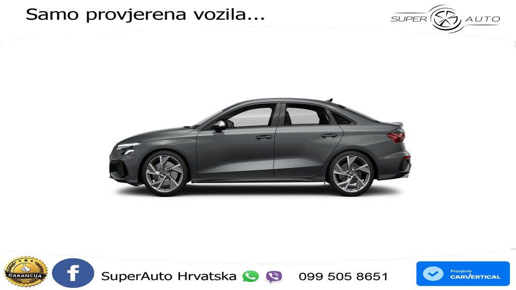 Audi S3 Limuzina 2.0 TFSI (310 KS) quattro S tronic LED+GR SJED+ACC