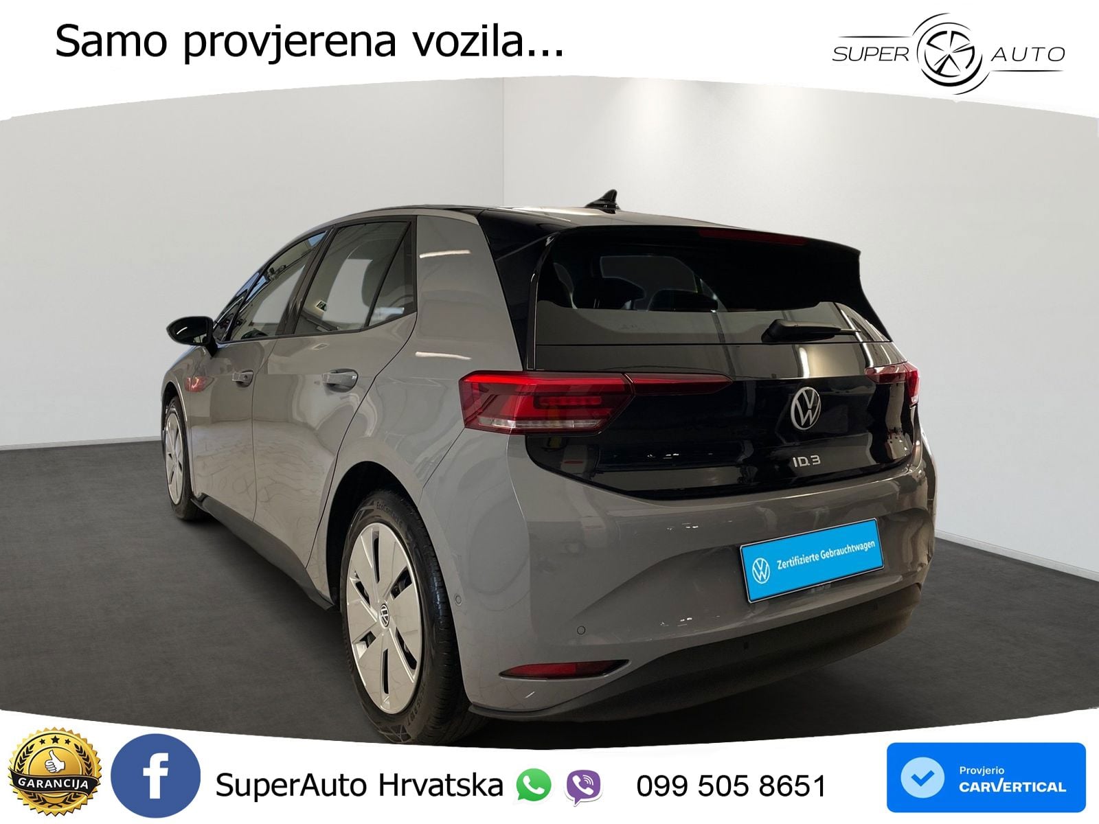 Volkswagen ID.3 Pro 62 kWh (204 KS) LED+GR SJED+ACC