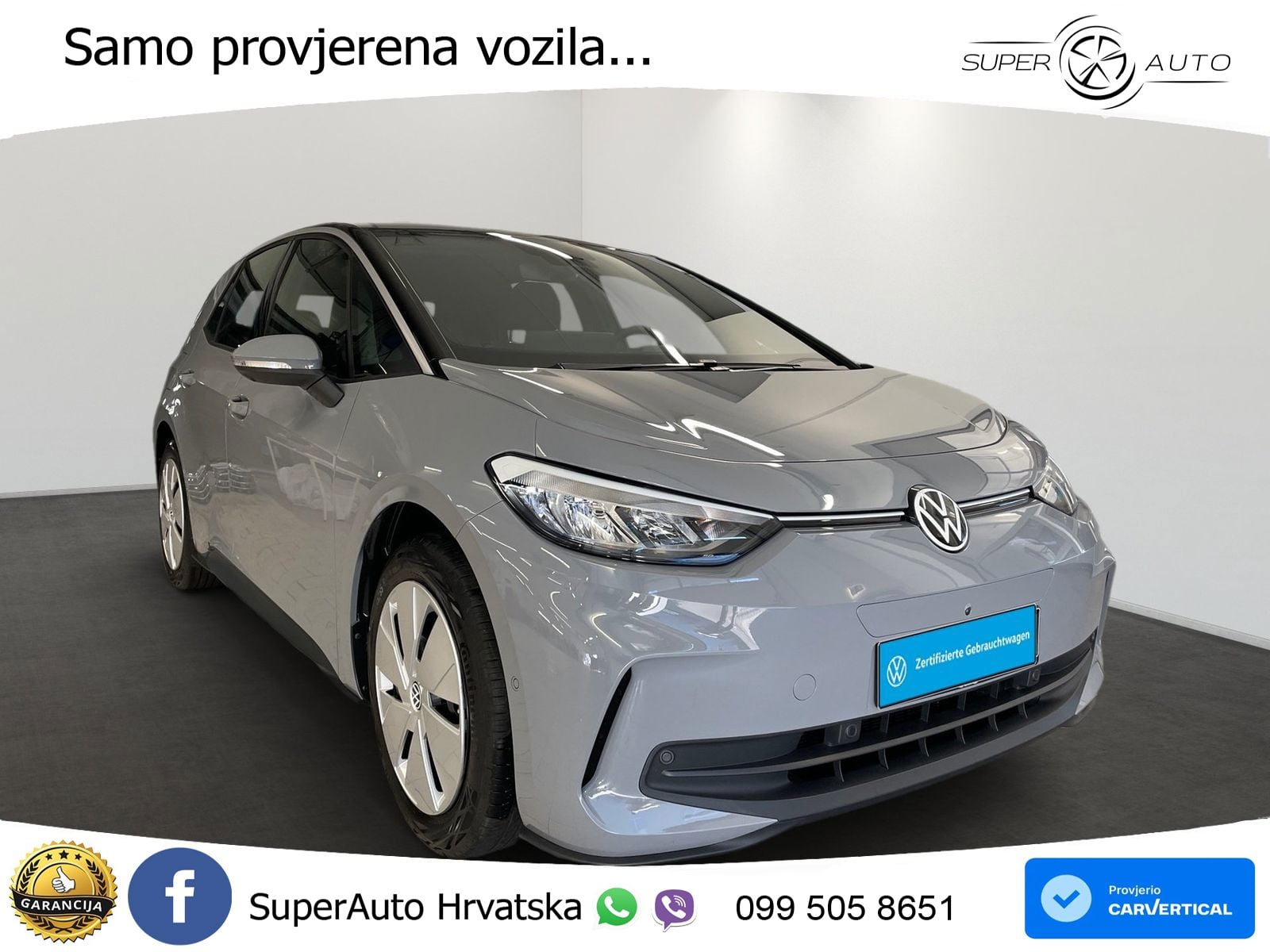 Volkswagen ID.3 Pro 62 kWh (204 KS) LED+GR SJED+ACC