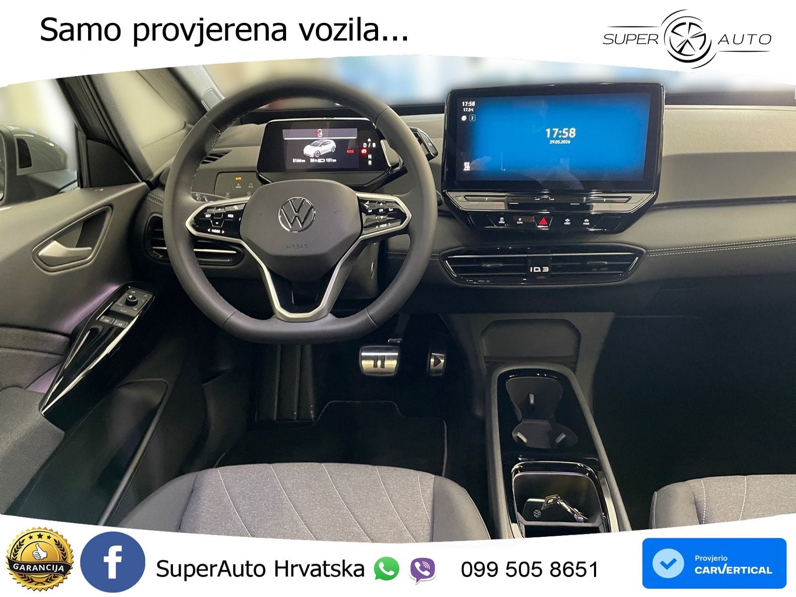 Volkswagen ID.3 Pro 62 kWh (204 KS) LED+GR SJED+ACC