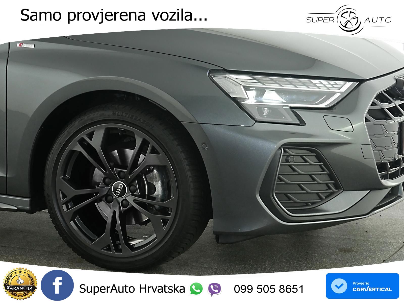 Audi A3 Limuzina 35 TFSI (150 KS) S tronic S line LED+GR SJED+ACC