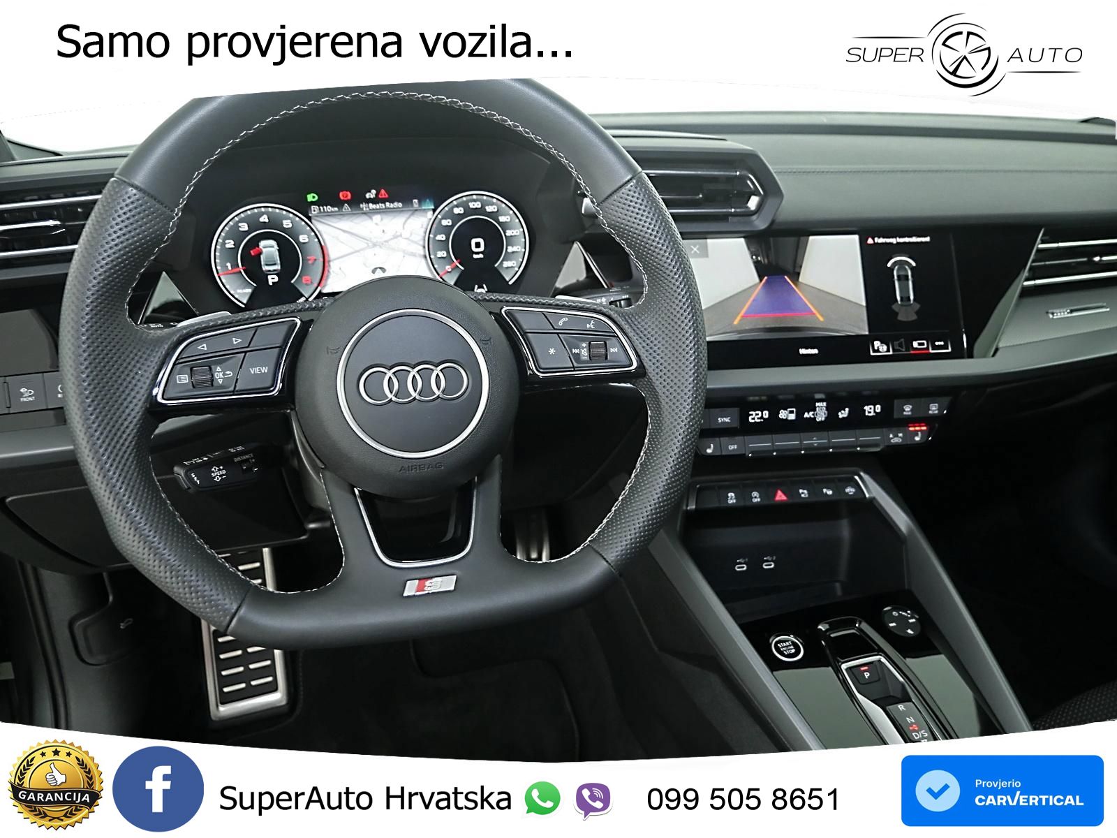Audi A3 Limuzina 35 TFSI (150 KS) S tronic S line LED+GR SJED+ACC