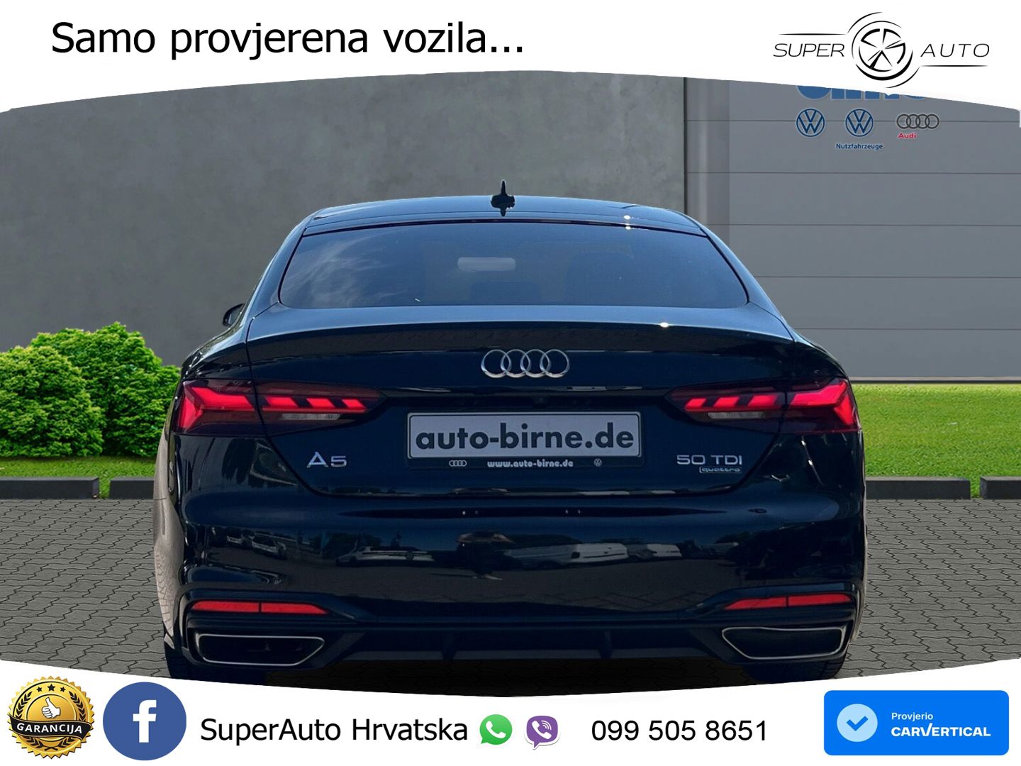 Audi A5 Sportback 50 TDI V6 (286 KS) quattro Tiptronic S line MATRIX+GR SJED+KAM