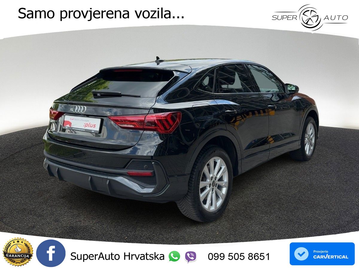 Audi Q3 Sportback 45 TFSIe (245 KS) S tronic LED+GR SJED+ACC
