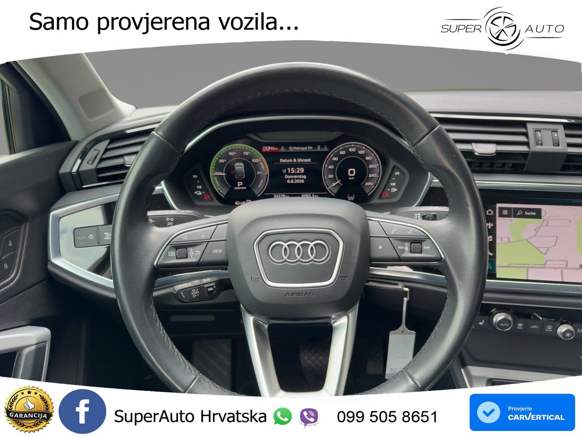 Audi Q3 Sportback 45 TFSIe (245 KS) S tronic LED+GR SJED+ACC