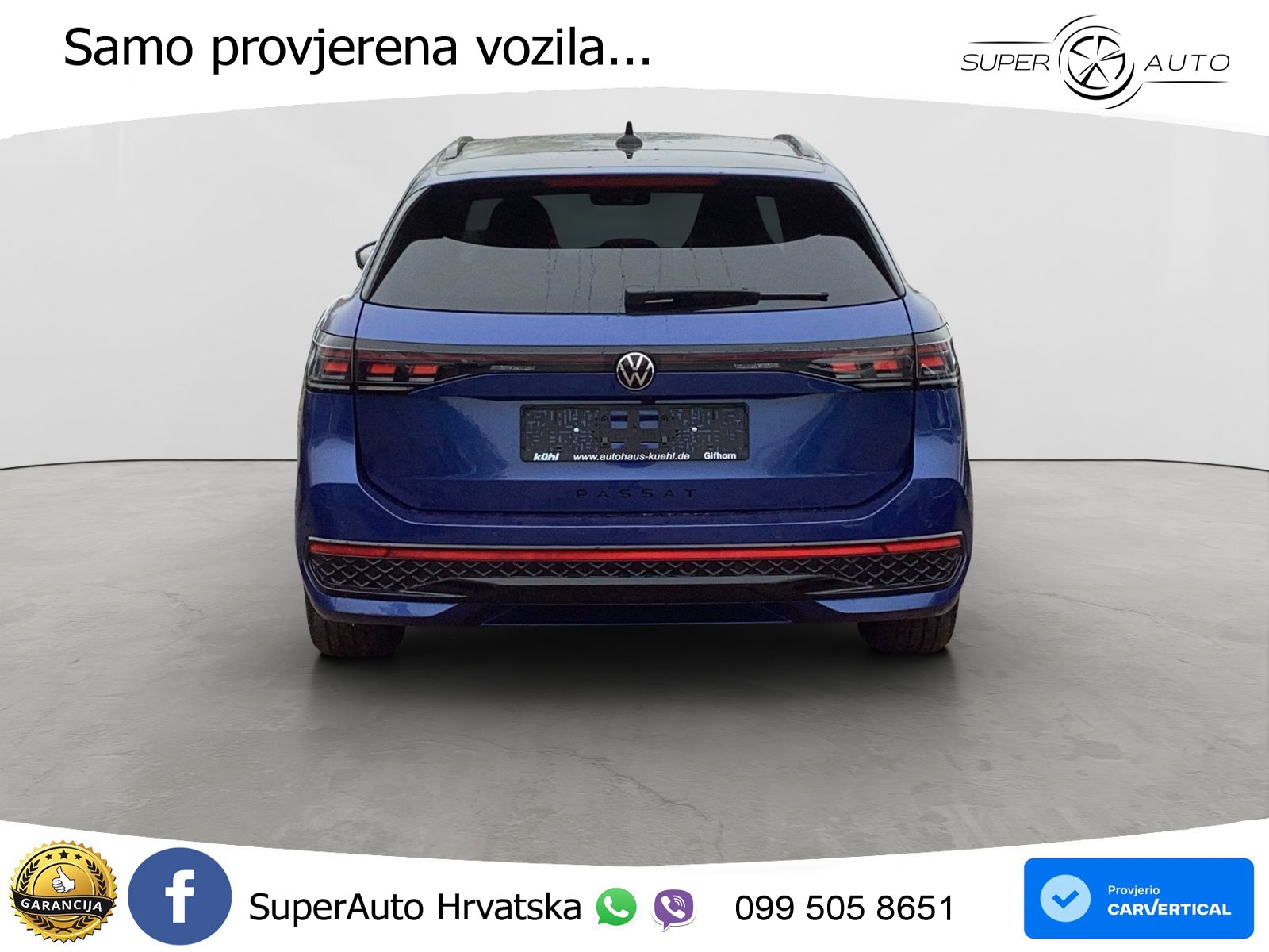 Volkswagen Passat Variant 1.5 TSI (272 KS) eHybrid DSG R-Line LED+GR SJED+ACC