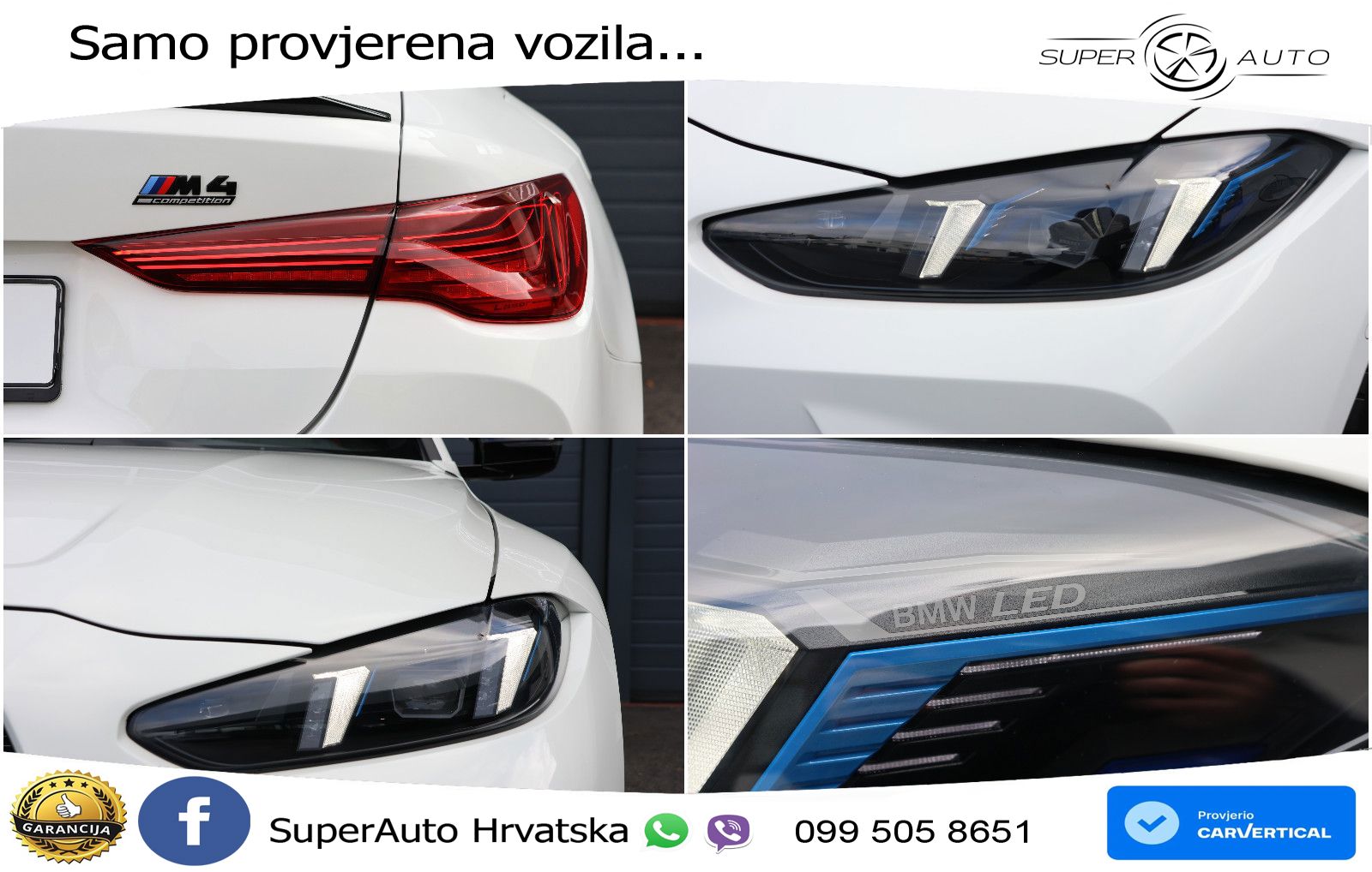 BMW M4 Competition 3.0 (510 KS) xDrive Steptronic LED+GR SJED+ACC