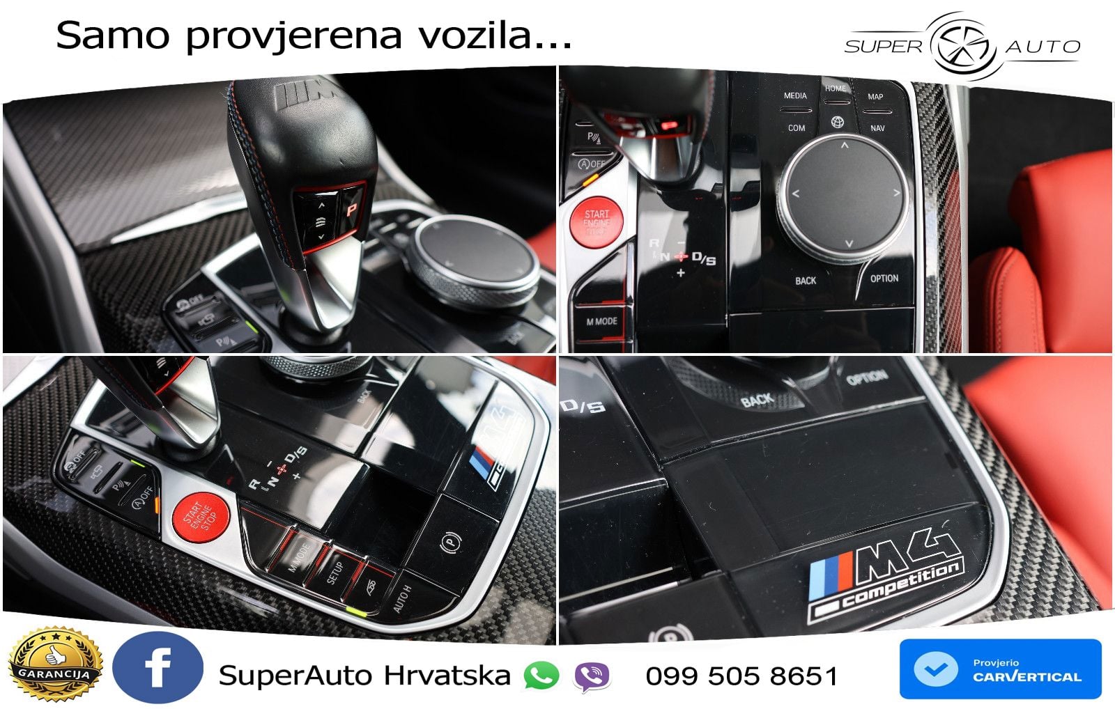 BMW M4 Competition 3.0 (510 KS) xDrive Steptronic LED+GR SJED+ACC