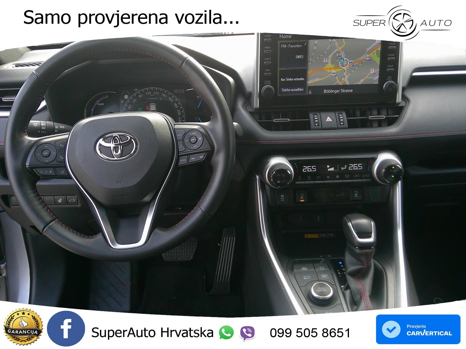 Toyota RAV4 Prime 2.5 D-4S (302 KS) Hybrid E-Four e-CVT LED+GR SJED+ACC
